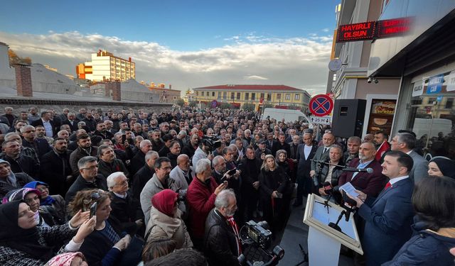 Çınkıl aday adaylığını miting ile duyurdu