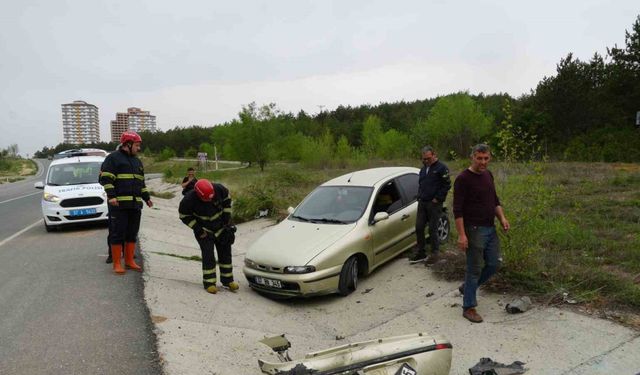 Kastamonu’da trafik kazası: 1 yaralı