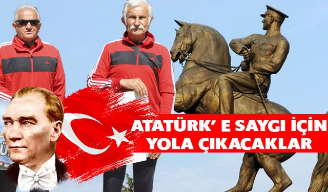 Sinop'tan Samsun'a 19 Mayıs saygı yürüyüşü