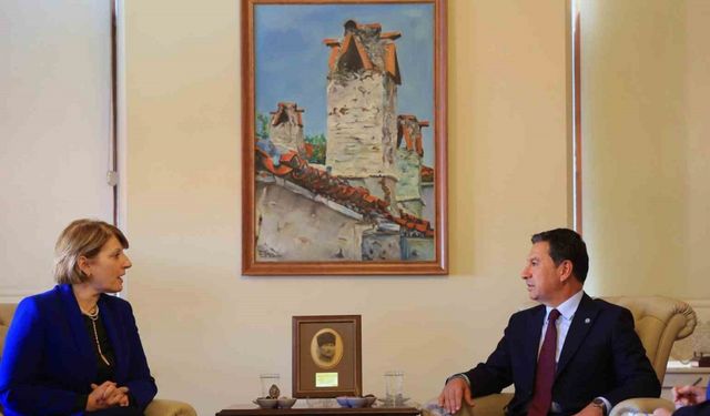 Birleşik Krallık Ankara Büyükelçisi’nden Başkan Aras’a zZiyaret