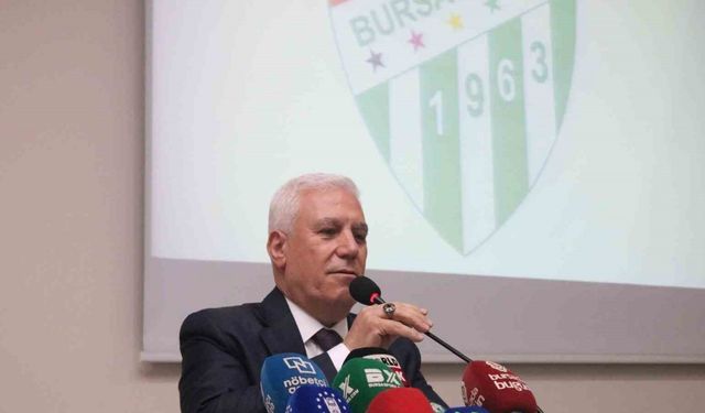 Bursa Büyükşehir Belediye Başkanı Mustafa Bozbey: “Bursaspor için sistem oluşturmalıyız”