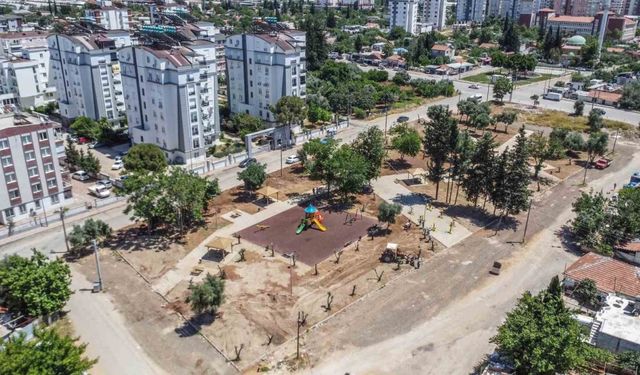 Kepez Belediyesi’nden çocuklara yeni parklar