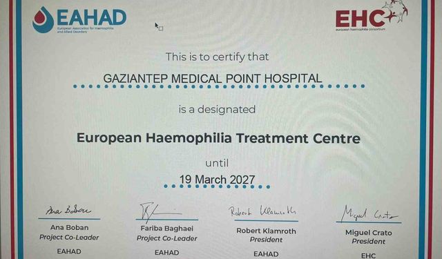 Medical Point Hastanesi’nde hemofili tedavisinde yeni bir adım