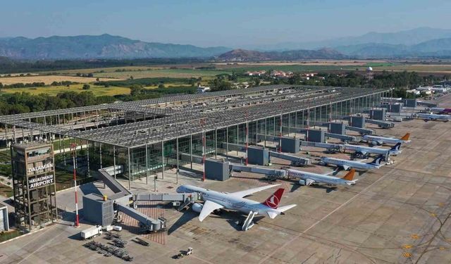 Muğla’nın havalimanlarında yolcu trafiği arttı
