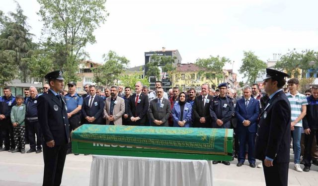 Vefat eden zabıta memuru Mustafa Şengün için tören düzenlendi