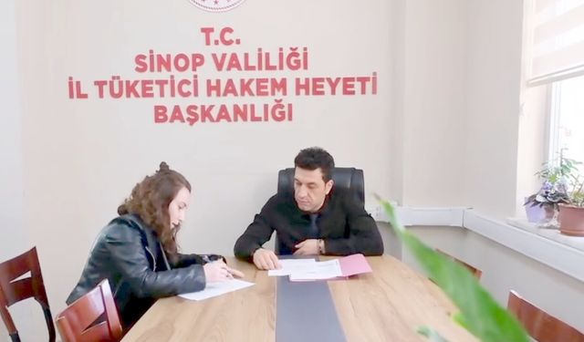 Tüketici hakem heyetine Sinop’ta bin 389 başvuru yapıldı