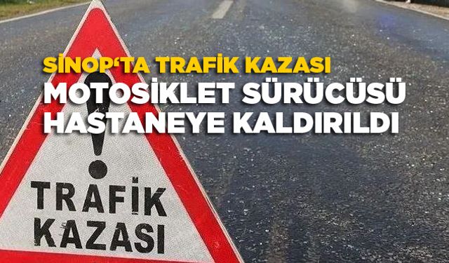 Sinop-Ayancık yolunda trafik kazası