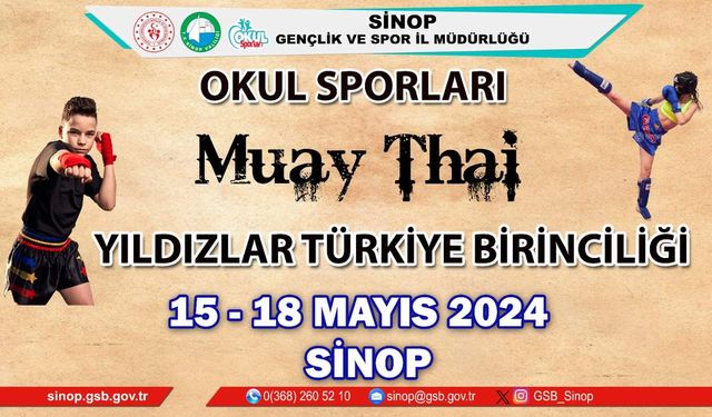 Sinop, Muay Thai Türkiye Şampiyonası’na ev sahipliği yapacak