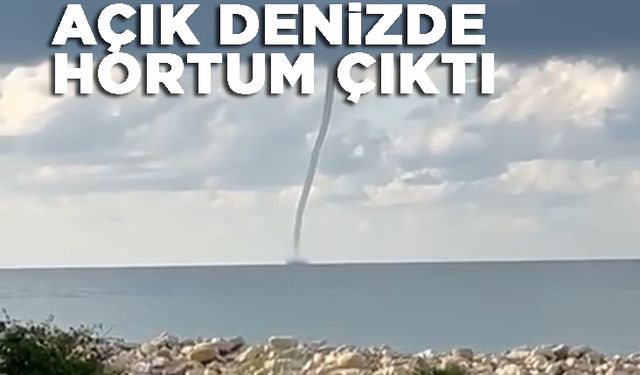 Sinop’un ilçesinde hortum paniği