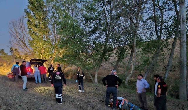 Odun kesmek için araziye giden yaşlı adam yaralı halde bulundu