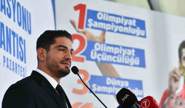 Olimpiyat şampiyonu Taha Akgül, Türkiye Güreş Federasyonu başkanlığına adaylığını açıkladı