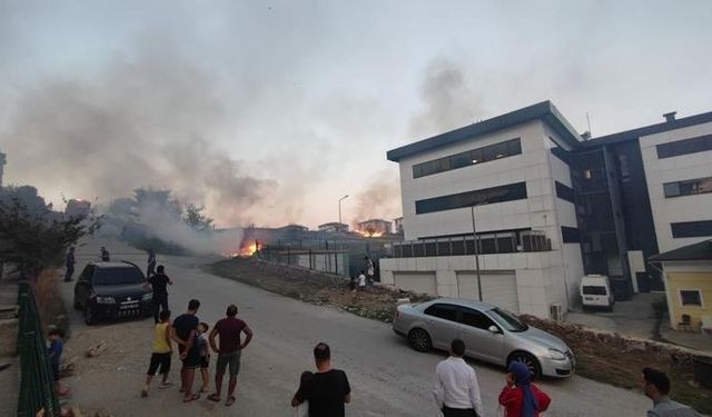 Sakarya’da korkutan yangın: Mahalleli sokağa döküldü