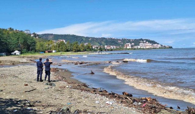 Trabzon’un Sürmene ilçesindeki selde kaybolan şahsı arama çalışmaları sürdürülüyor