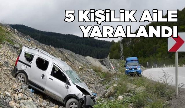 Boyabat- Kastamonu kara yolunda kaza: 5 yaralı