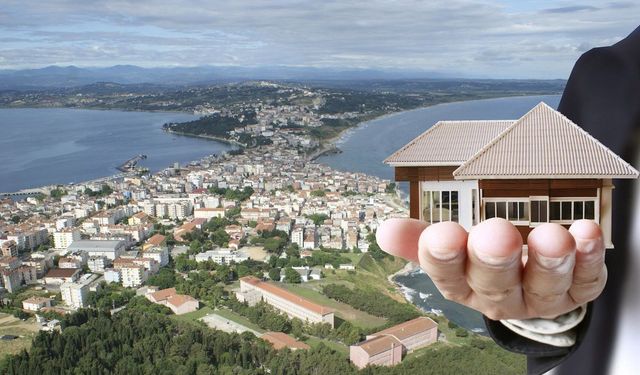 Sinop'ta geçen ay 299 konut, 16 iş yeri satıldı