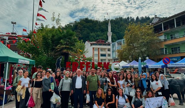 İstanbul Teknik Üniversitesi öğrencileri Erfelek Kestane Festivali’nde