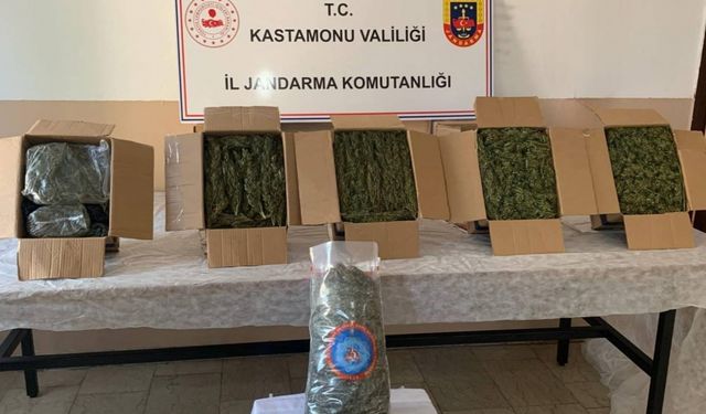 Kastamonu'da uyuşturucu operasyonunda yakalanan zanlı tutuklandı