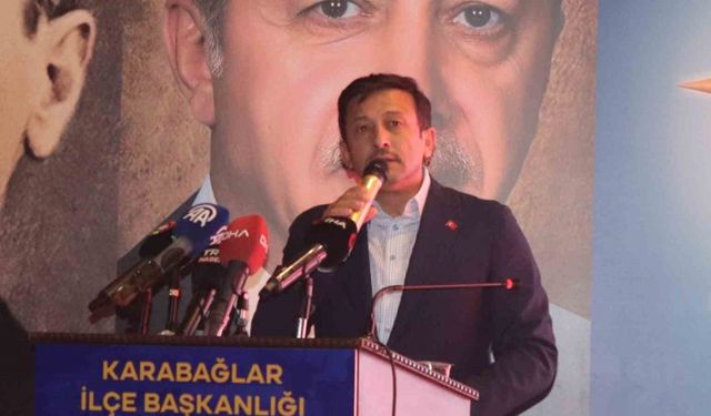 AK Partili Hamza Dağ: “İzmir, 31 Mart seçimlerinde CHP’ye sarı kart vermiştir”