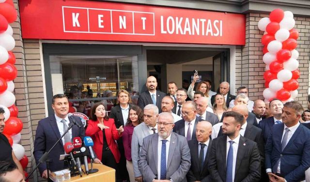 Manisa’da miting gibi ’Kent Lokantası’ açılışı