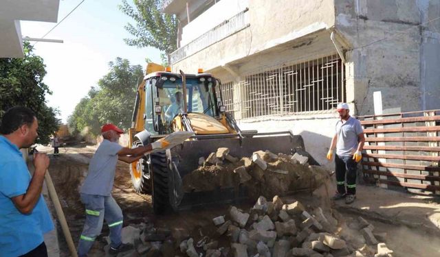 Nazilli Yeşilyurt Mahallesi’nde yollar yenileniyor