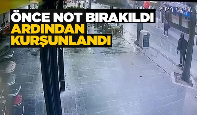 Sinoplu iş adamının mağazası kurşunlandı!