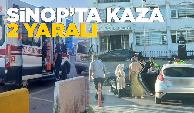 Sinop’ta trafik kazası