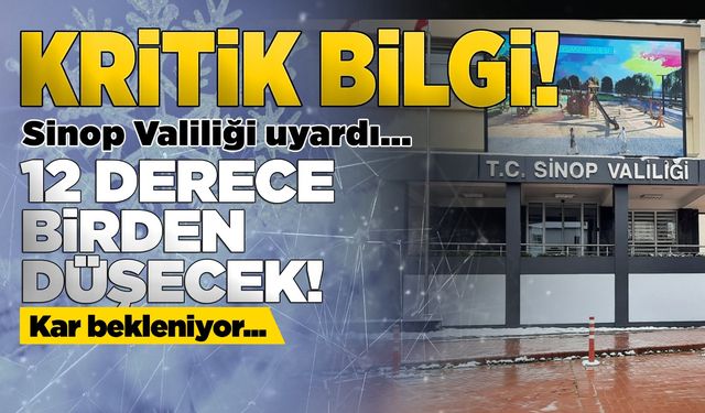 Sinoplular dikkat: Hava sıcaklığı ani düşecek!