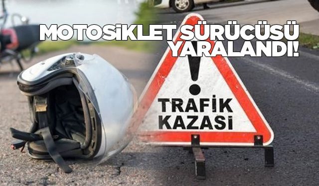 Sinop’ta motosiklet ile otomobil çarpıştı