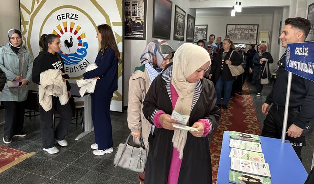 Gerze'de "En İyi Narkotik Polisi Anne" projesi tanıtıldı