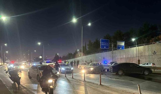 Adıyaman’da zincirleme trafik kazası: 1 yaralı