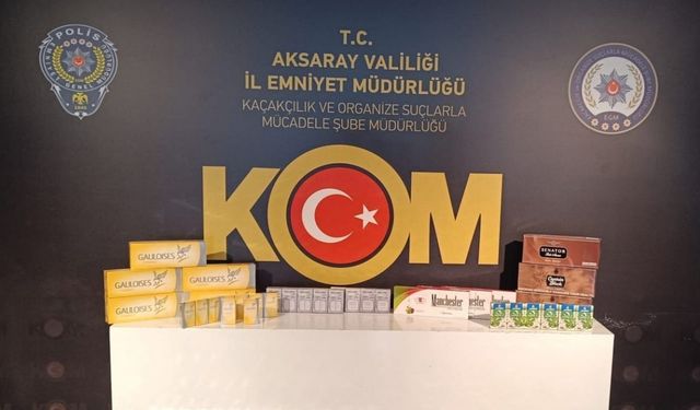 Aksaray’da kaçakçılığa geçit yok