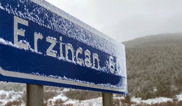 Erzincan’a soğuk hava uyarısı