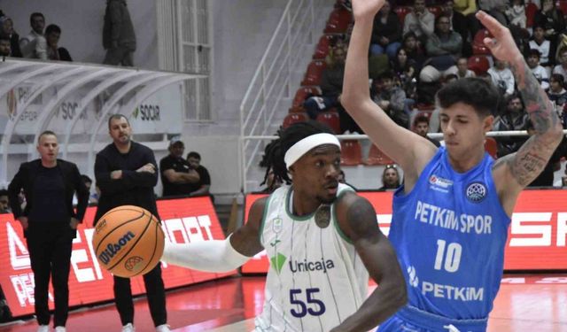 FIBA Şampiyonlar Ligi: Aliağa Petkimspor: 56 - Unicaja: 108