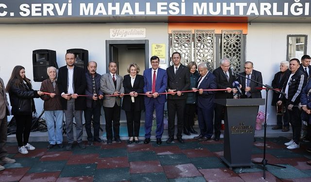 Kütahya’nın Servi Mahallesi’ne muhtarlık hizmet binası