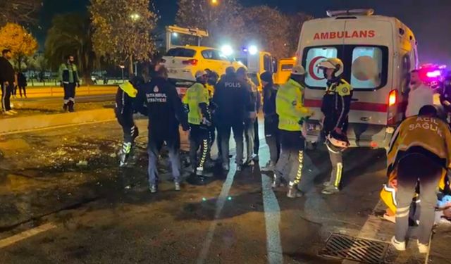 Maltepe’de trafik kazası: 4 yaralı