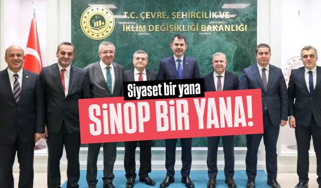 AK Parti CHP bir oldu; Sinop'a 76,5 milyon hibe desteği aldı