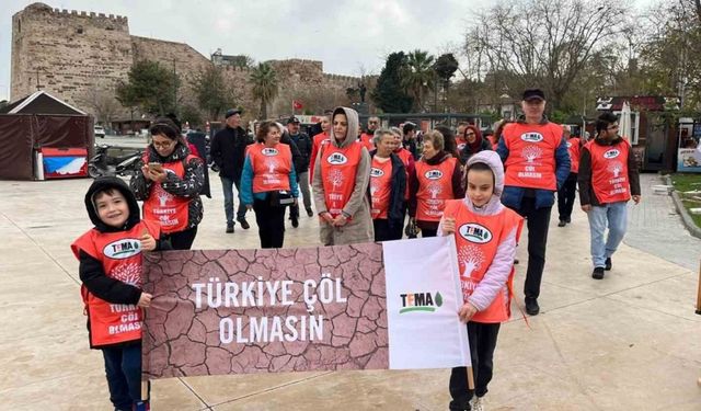 TEMA Vakfından toprağa saygı yürüyüşü