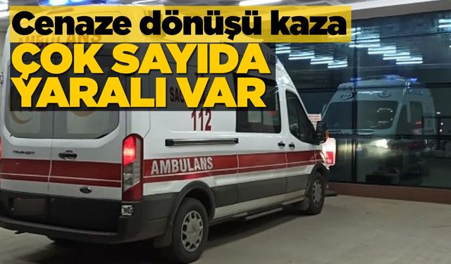 Virajı alamayan minibüs devrildi