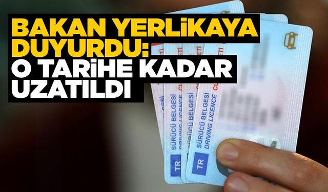 Sürücüler dikkat! Yenileme tarihi uzatıldı