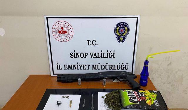 Sinop’ta operasyon: 1 gözaltı