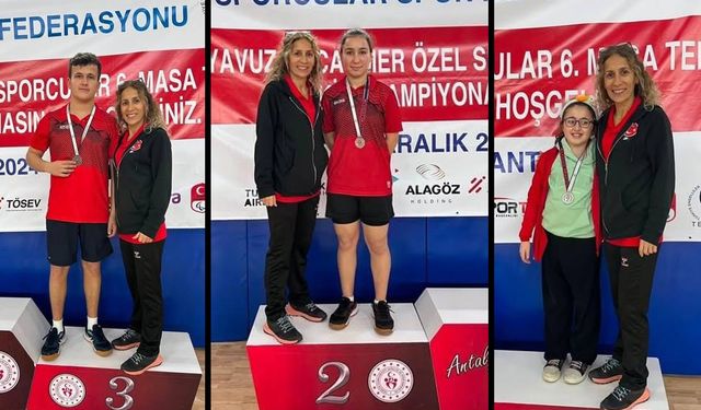 Sinoplu özel sporcular şampiyonada engel tanımadı