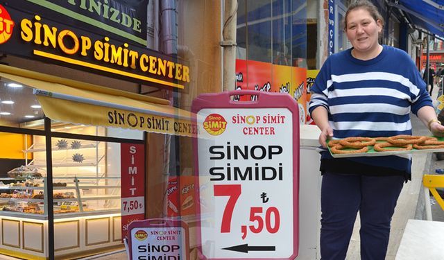 Sinop halkı indirimli simitten memnun