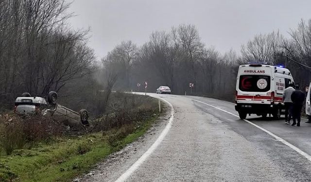 Sinop'ta üç ayrı trafik kazasında 8 kişi yaralandı