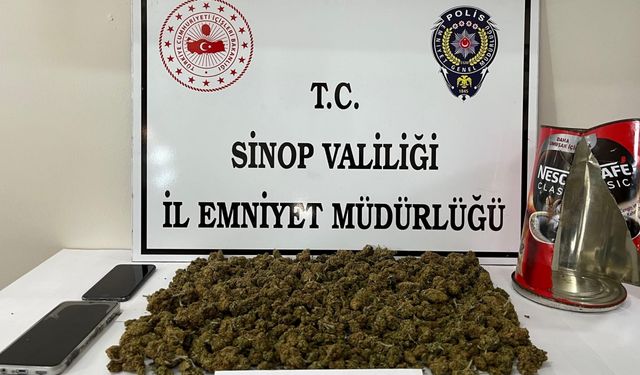 Sinop’ta uyuşturucu operasyonunda yakalanan şüpheli tutuklandı