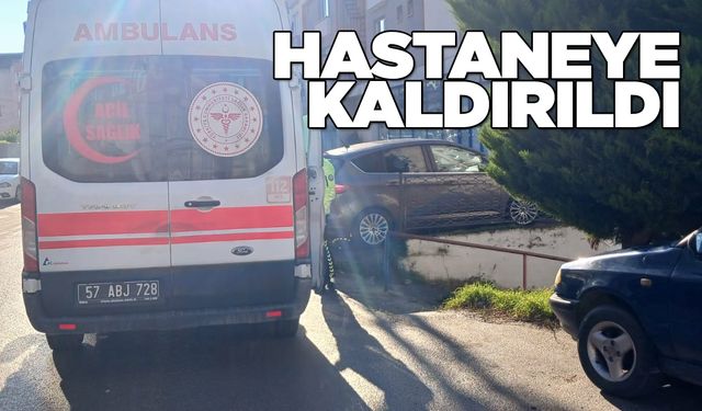 Dengesini kaybeden motosikletli yaralandı