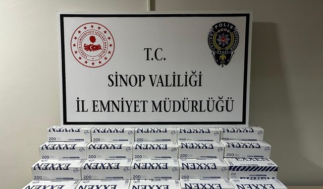 Sinop’ta kaçakçılık operasyonu: 1 gözaltı