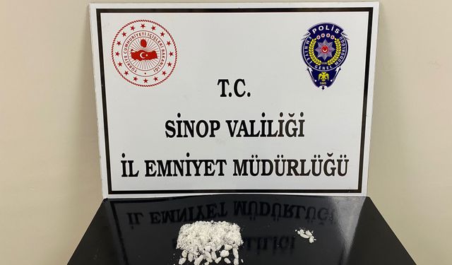 Sinop’ta uyuşturucu operasyonu: 1 zanlı tutuklandı