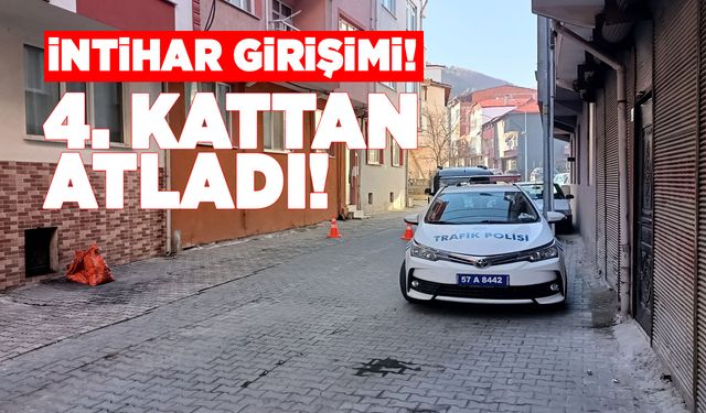 Dördüncü kattan atlayarak yaşamına son vermek istedi