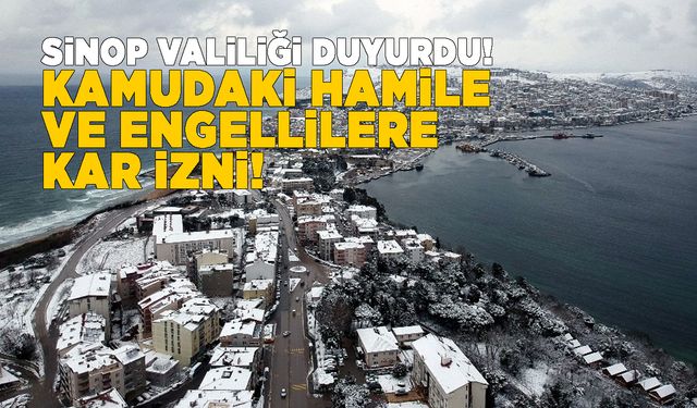 Kamuda çalışan hamile ve engellilere kar izni