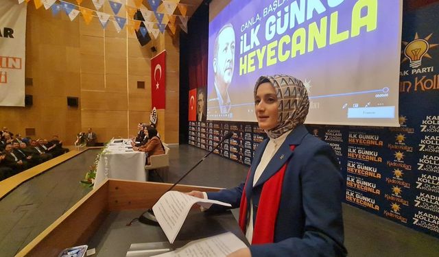 AK Parti Sinop Kadın Kolları Başkanı Özvin güven tazeledi